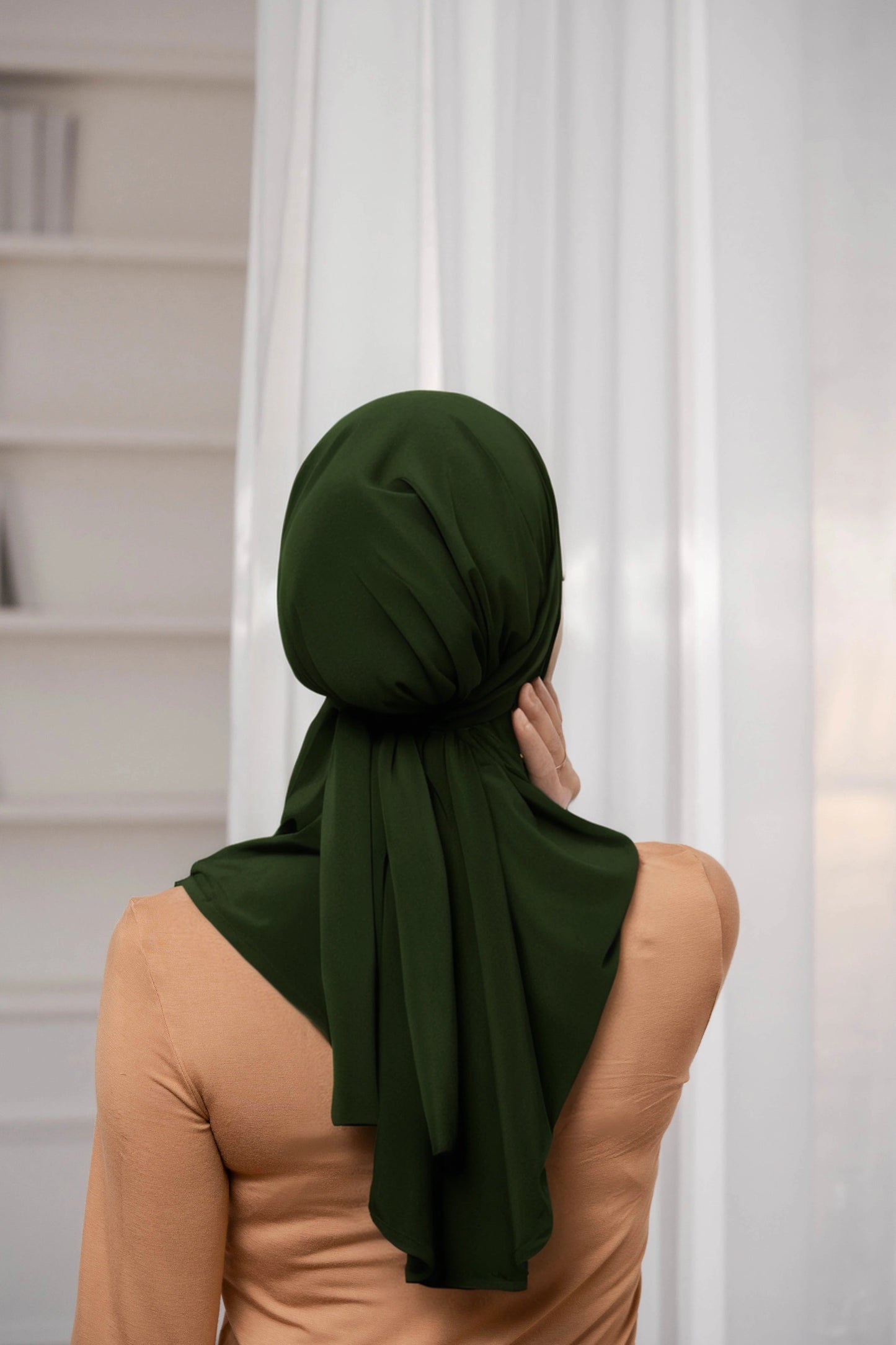 3in1 Khimar - darkkhaki