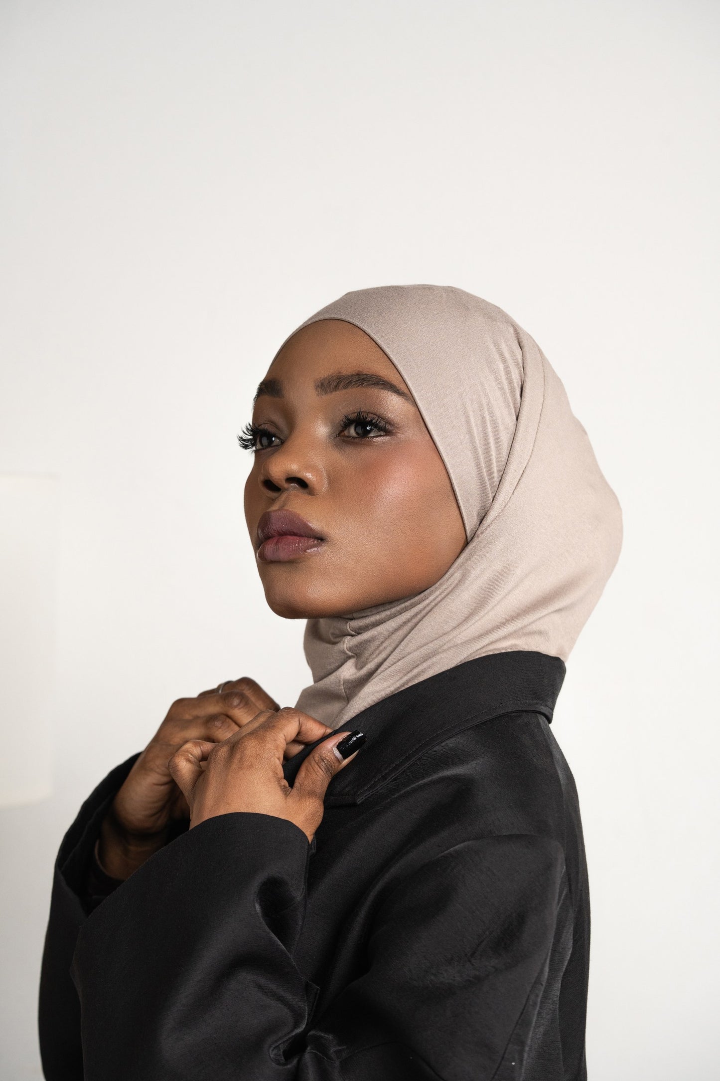 3in1 practical hijab - taupe