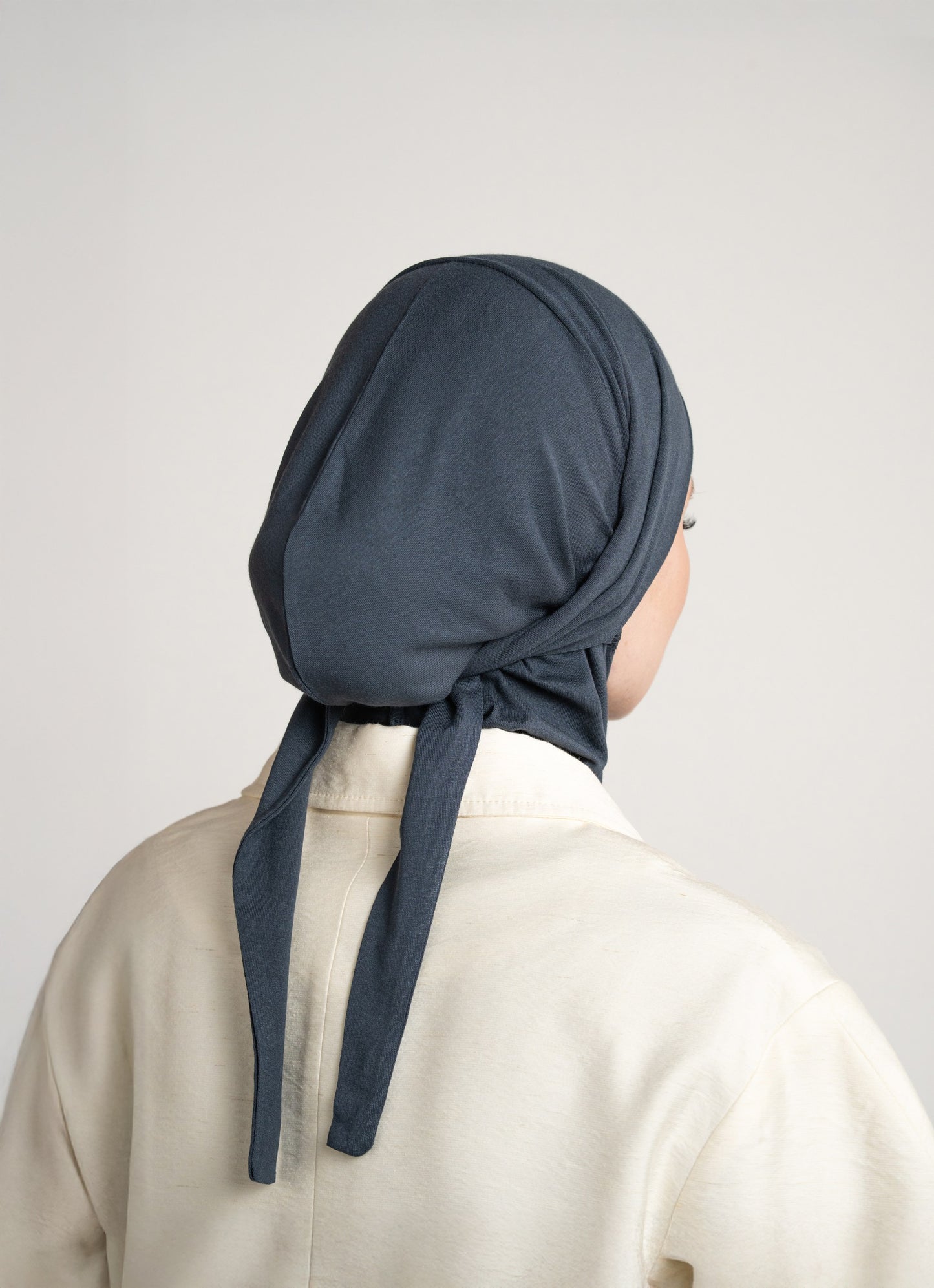 3in1 practical hijab - bluegrey