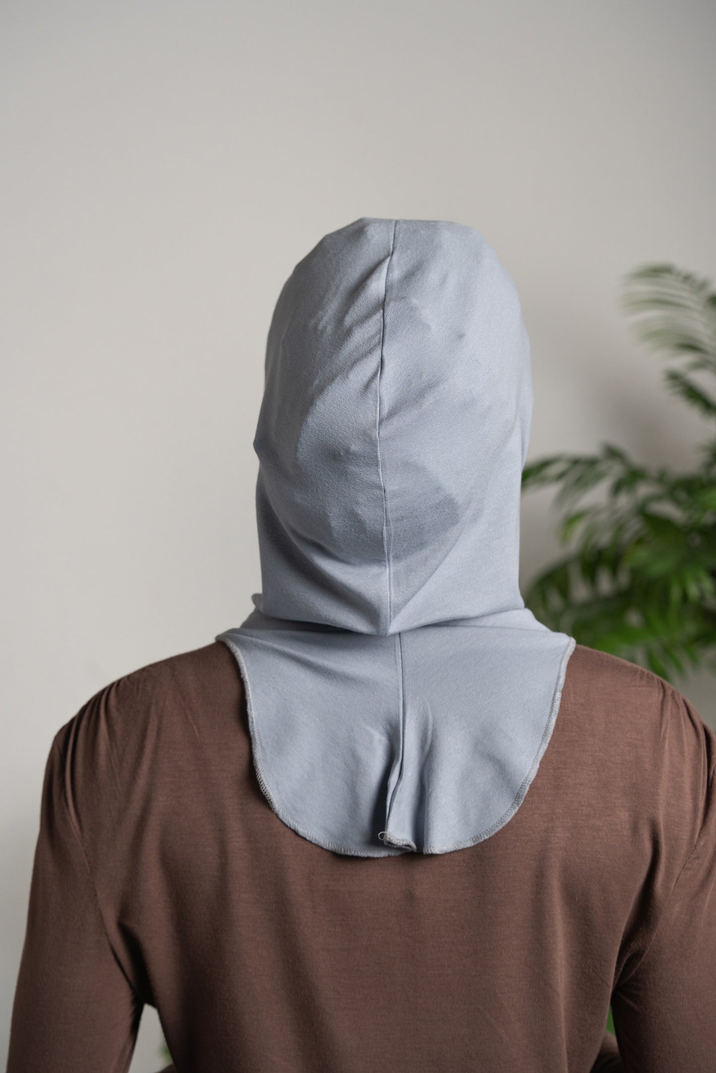 Zip hijab - lightgrey