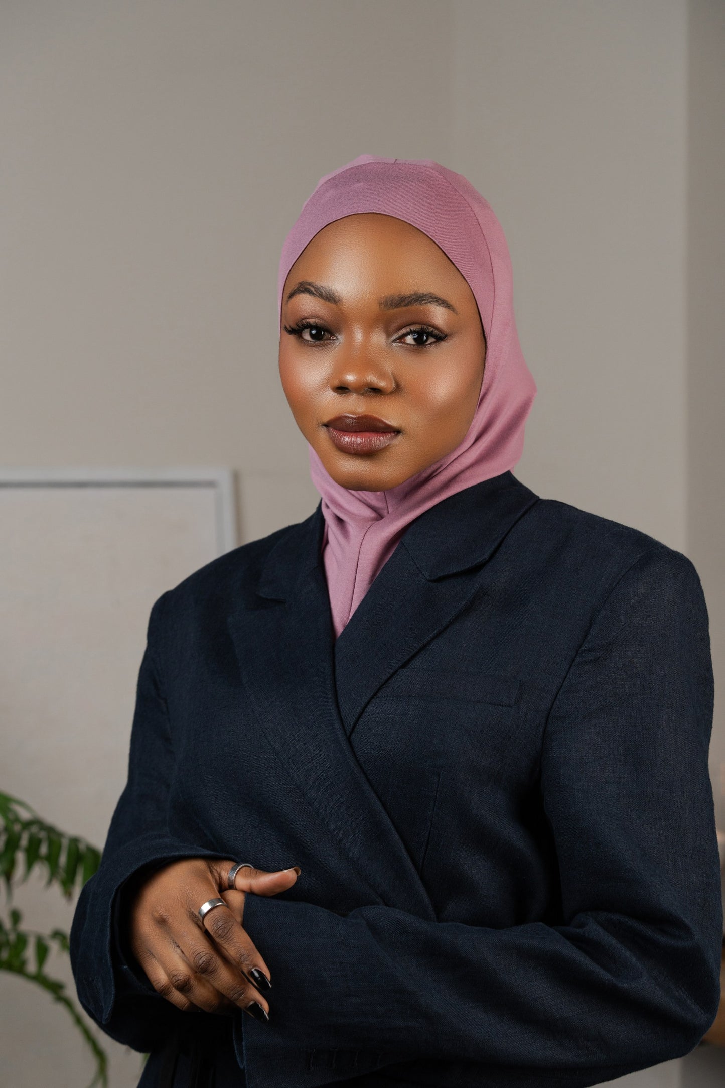 Zip hijab - lilac