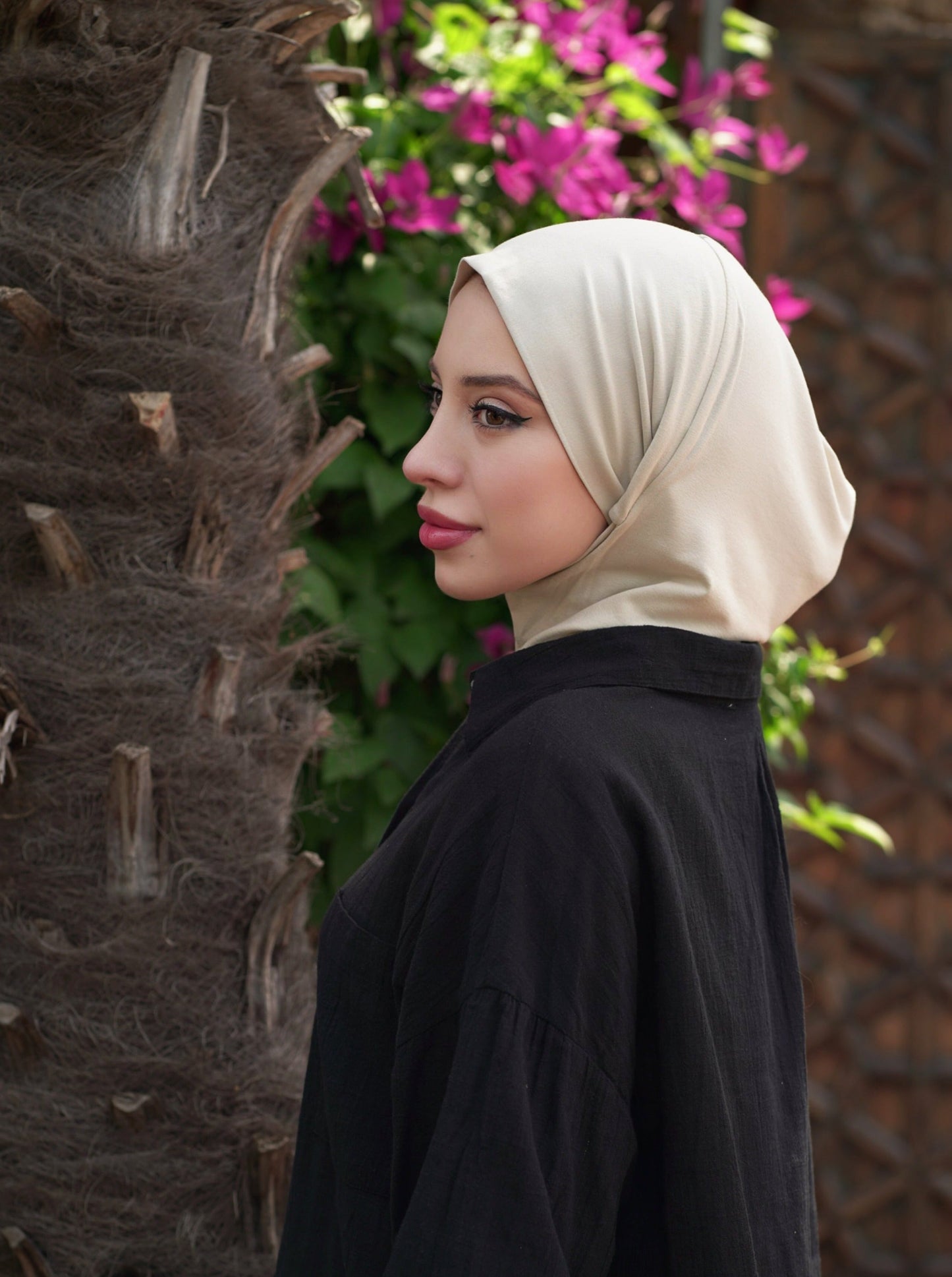 3in1 practical hijab - creme