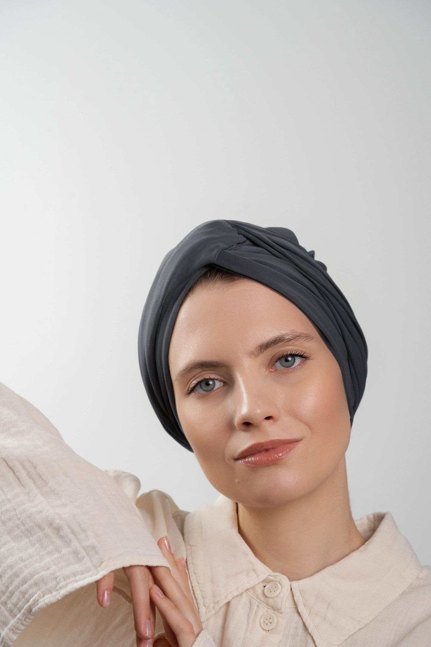 Multifunctional headwrap - darkgrey