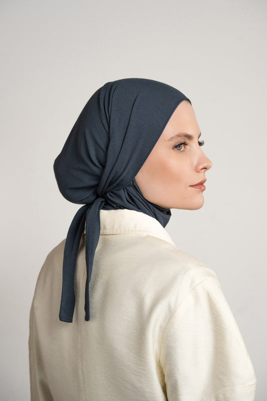 3in1 practical hijab - bluegrey