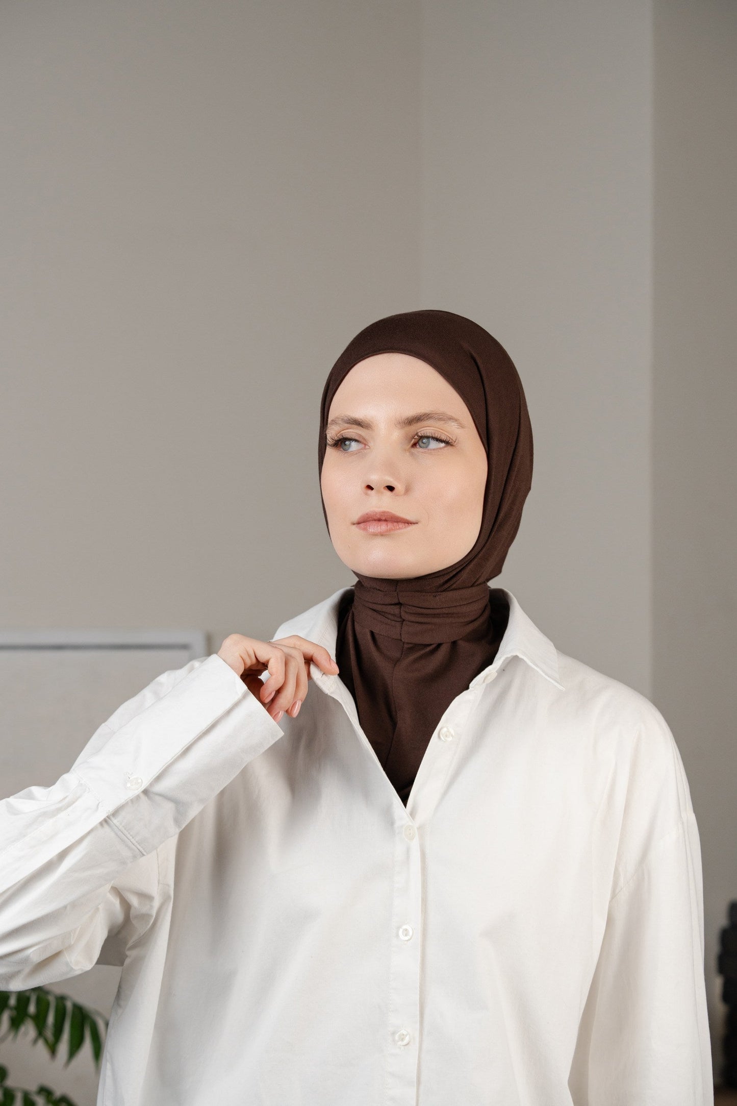 EasyFix Hijab - darkbrown