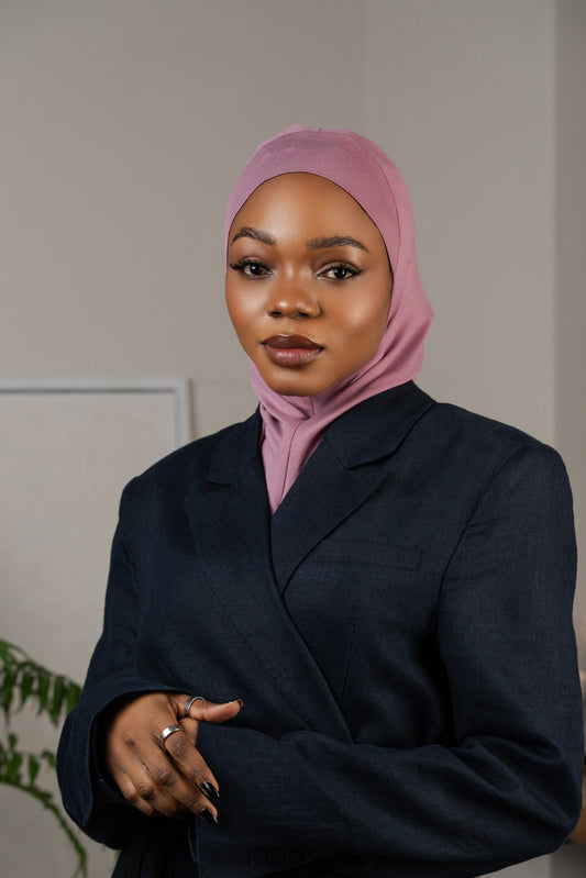 Zip hijab - lilac