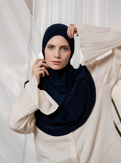 3in1 Khimar - navy blue