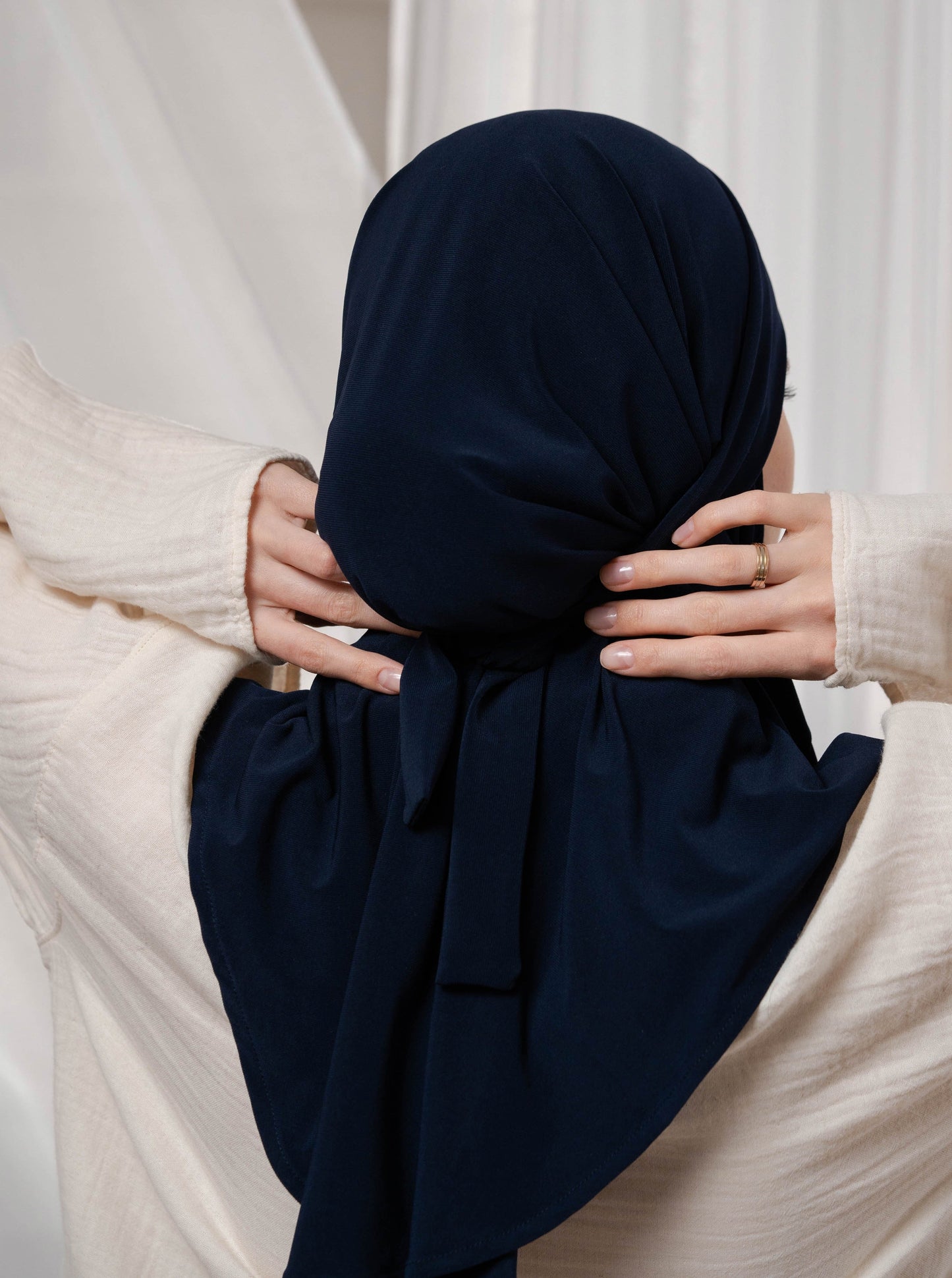 3in1 Khimar - navy blue