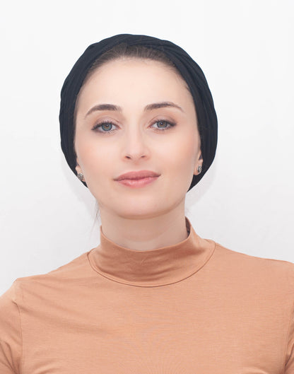 Multifunctional headwrap - black