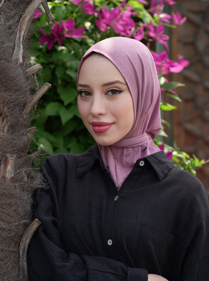 3in1 practical hijab - lilac