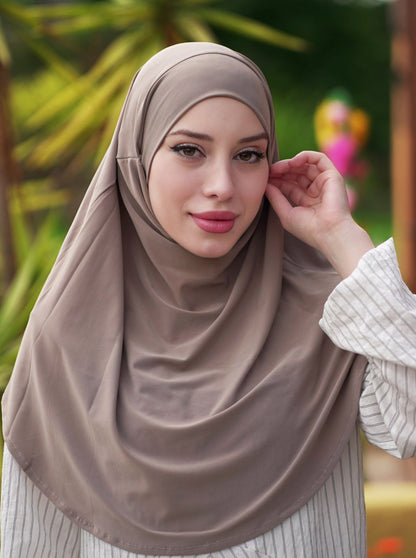 3in1 Khimar - taupe