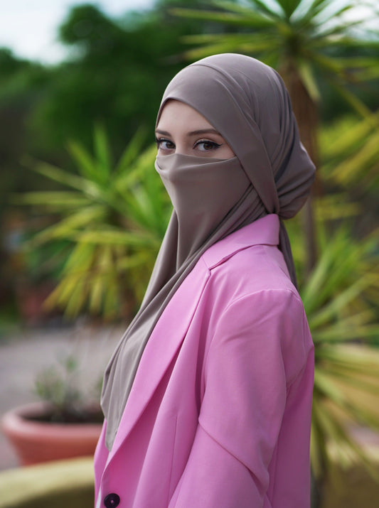 3in1 Khimar - taupe