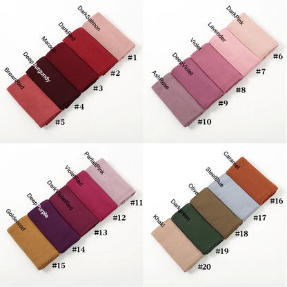 Premium Jersey Hijabs  - 35 colors