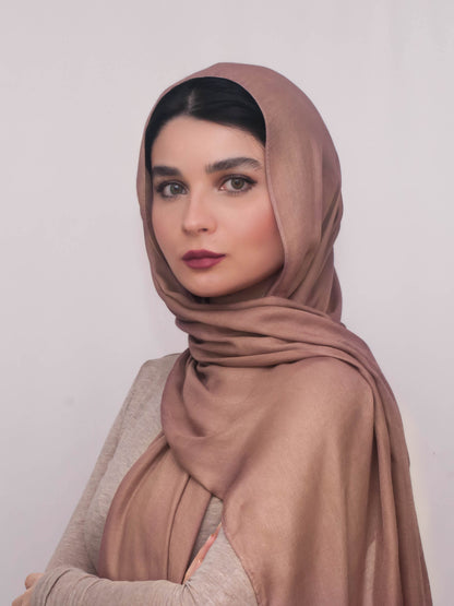 Airy modal scarf - sand