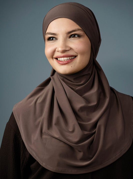 3in1 Khimar - brown