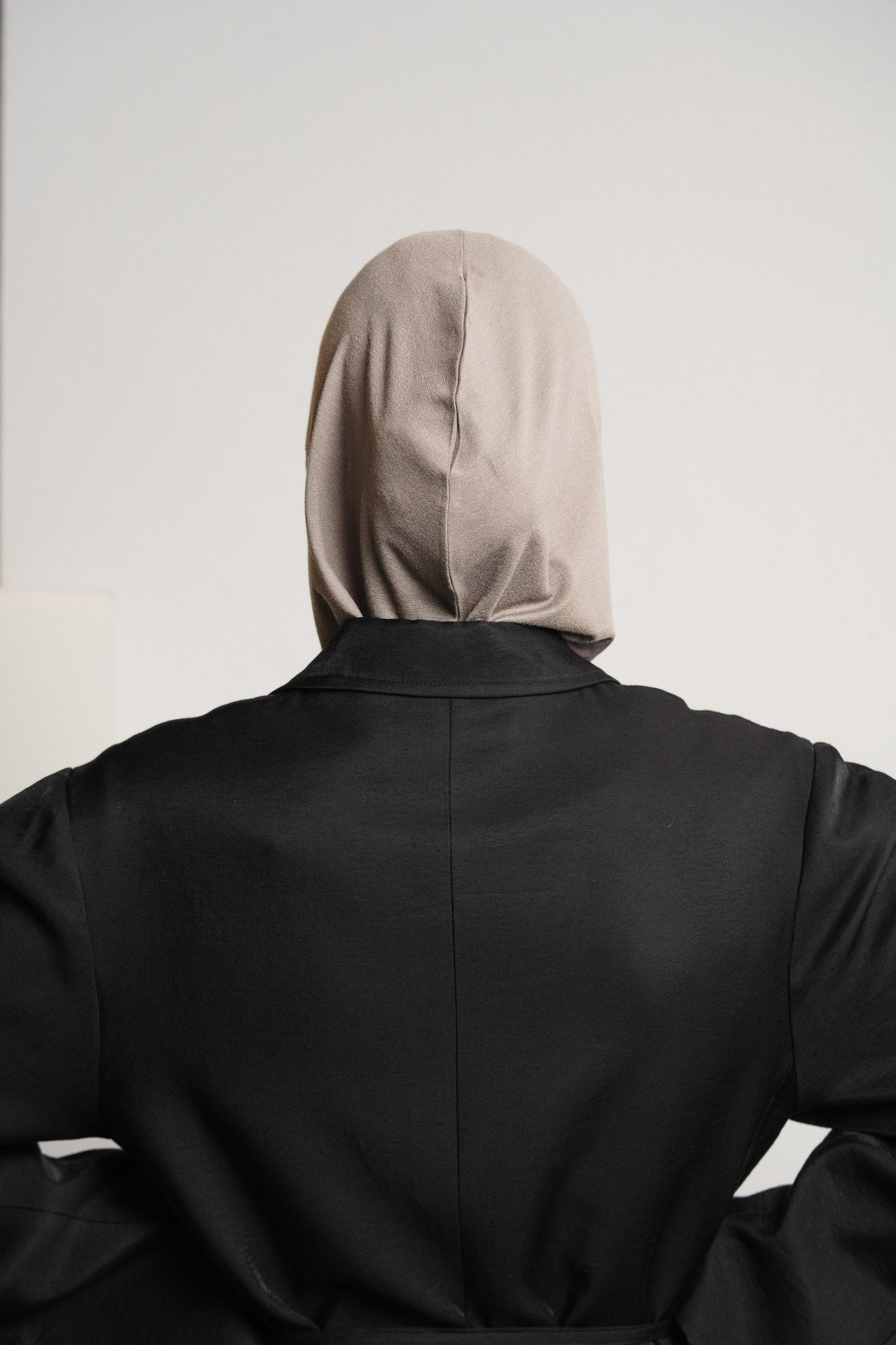 Zip hijab - lighttaupe